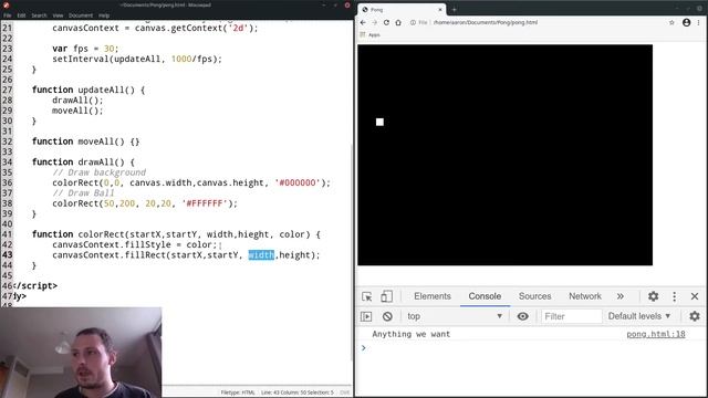 Code Along Pong смотреть онлайн