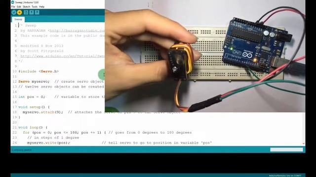 Arduino Tutorial for Beginners - How to Control Servo Motor With Arduino смотреть онлайн