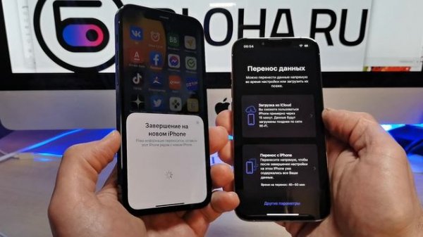 Переносим данные со старого Айфона на новый на примере iPhone 13 Pro