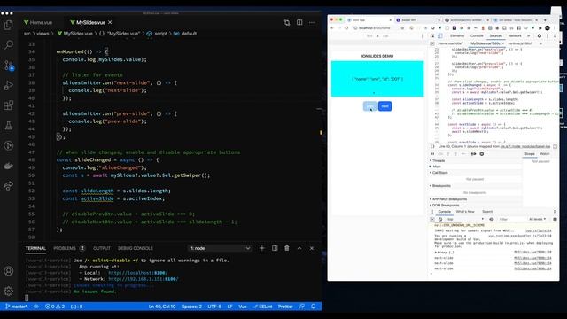 More Slides Using Ionic VueJS, SwiperJS and Tiny-Emitter Creating A Custom Event-Bus смотреть онлайн