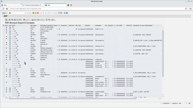 Product Structure Management with SAP - Part 4: Comparison of variants and export to Microsoft EXCE смотреть онлайн