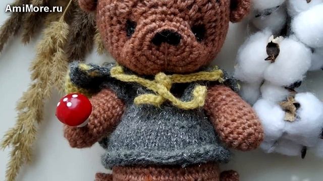 Амигуруми: схема Мишка Карапузик. Игрушки вязаные крючком - Free crochet patterns. смотреть онлайн