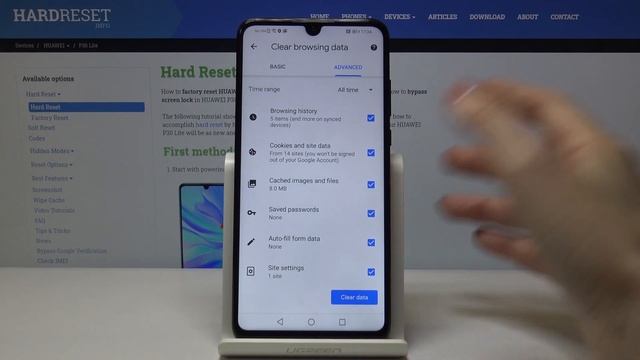 How to Erase Chrome History & Cookies in Huawei P30 Lite - Clear Browser Data смотреть онлайн