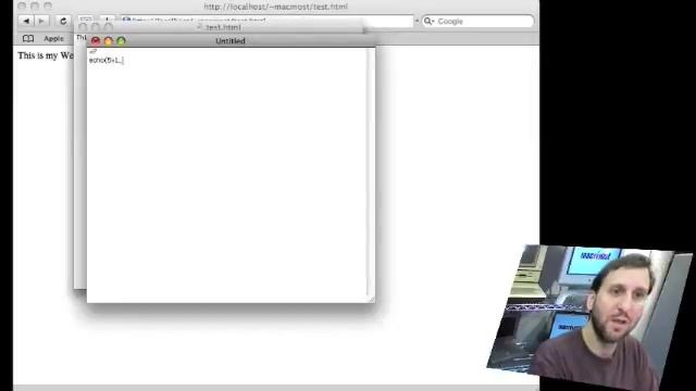 MacMost Now 80: Running a Web Server and PHP On Your Mac смотреть онлайн