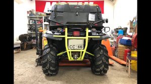 #Технарь. Установка ЗАДНИХ гнутых рычагов на CFMOTO 500.