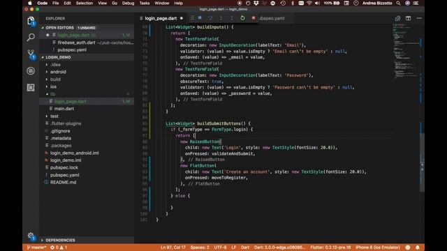 Flutter & Firebase Auth 03 - Add Firebase registration form + State management смотреть онлайн