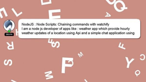 NodeJS : Node Scripts: Chaining commands with watchify