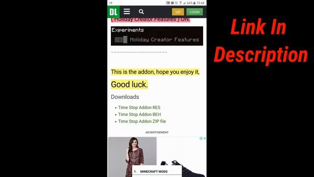How To Stop Time In Minecraft Pocket Edition | Time Stop Mod Minecraft Pe | Stop Time Addon Mcpe смотреть онлайн