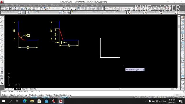 AutoCAD 2010 (Session 13) [Fillet, Chamfer] смотреть онлайн