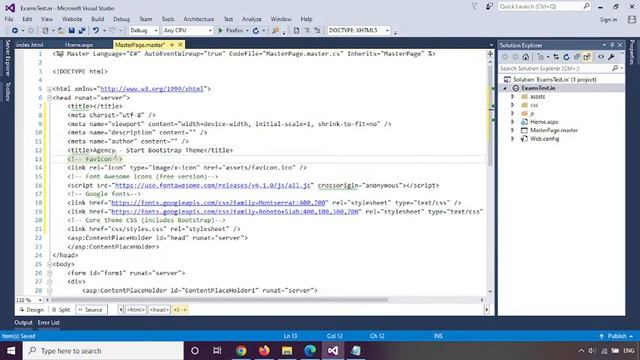ASP.NET C# Tutorial 18 - How to integrate html bootstrap template in website in ASP.NET C# смотреть онлайн