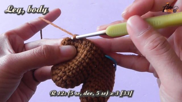 #434 |  Amigurumi Monkey (2/4)| How To Crochet Animal Amigurumi | @AmiSaigon