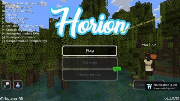 How to download Horion Client (Minecraft Bedrock Cheats for 1.19.51)