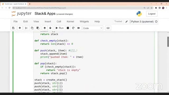 Master real time application of stack using python in just 1 hour смотреть онлайн
