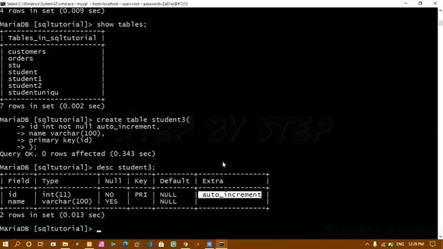 #11. AUTO-INCREMENT in SQL. смотреть онлайн