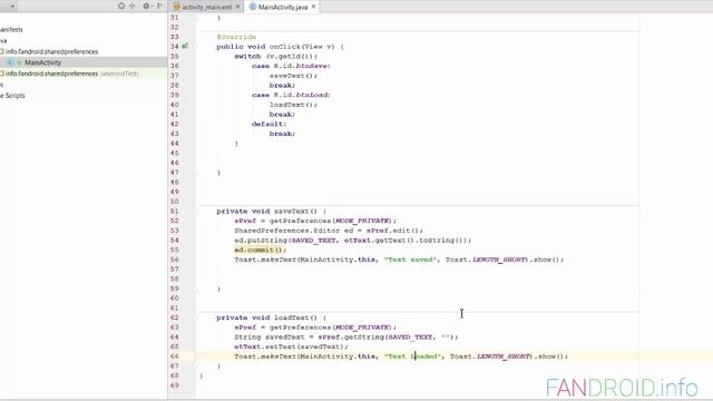 Урок 33. SharedPreferences - сохранение данных в приложениях | Уроки Android Studio смотреть онлайн