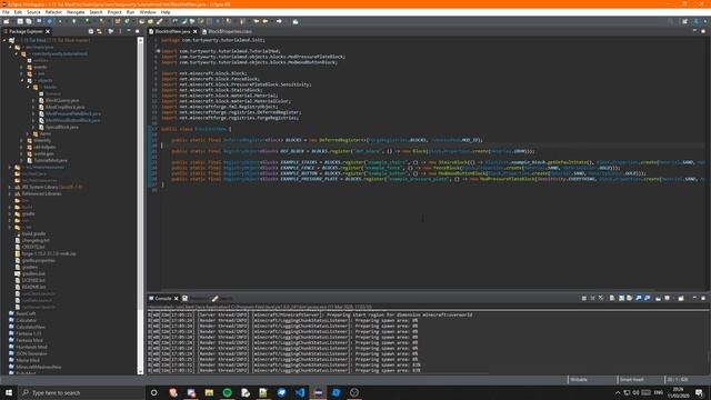 Minecraft Modding Tutorial 1.15 | Episode 20 - Stairs, Slabs, Buttons and Pressure Plates! смотреть онлайн