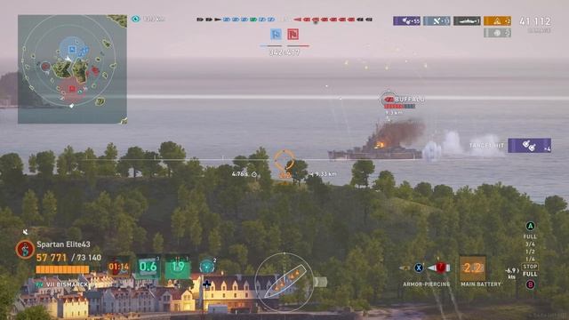Bismarck Refuses to Give Up Flank! (World of Warships Legends) смотреть онлайн