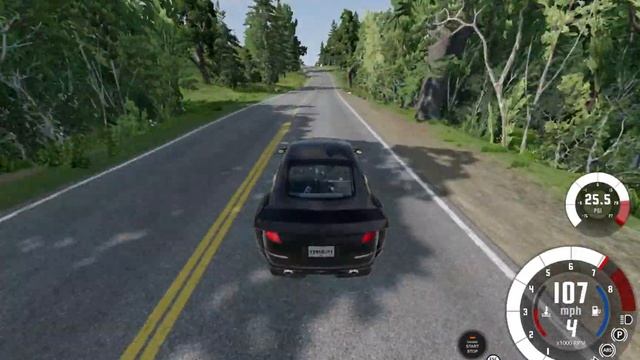 BeamNG.Drive Nissan 350z Doing 360 after entry смотреть онлайн