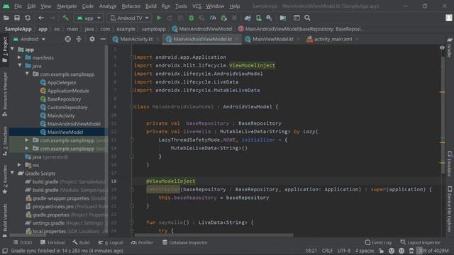 Android Studio (Kotlin) Simple Dagger Hilt MVVM смотреть онлайн