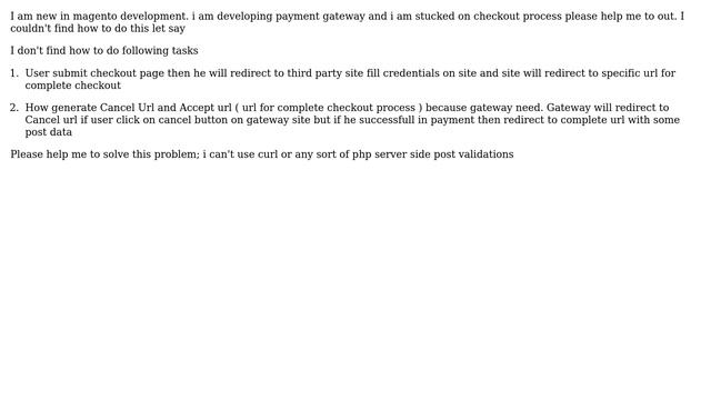 Redirect to third party payment gateway using POST authentication without any server side... смотреть онлайн