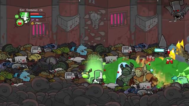 Castle Crashers Insane Mode - Necromancer ( Green Knight ) смотреть онлайн
