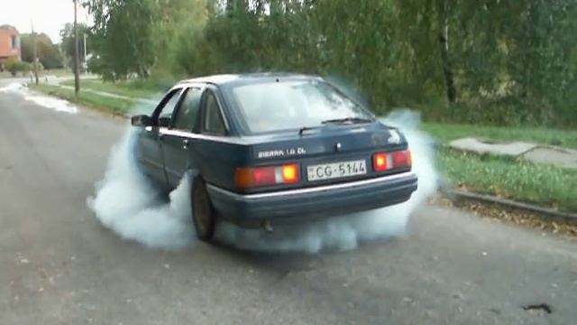 Ford sierra 1.8 burnout LV смотреть онлайн