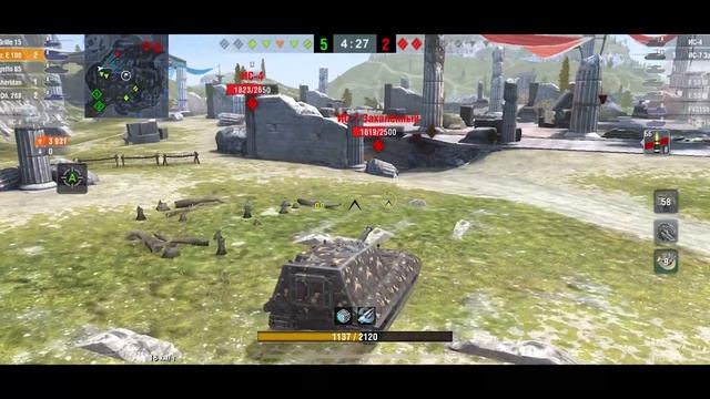 Jg.Pz. E 100 Мастер / WOT BLITZ с телефона / Подписчик нагибает смотреть онлайн