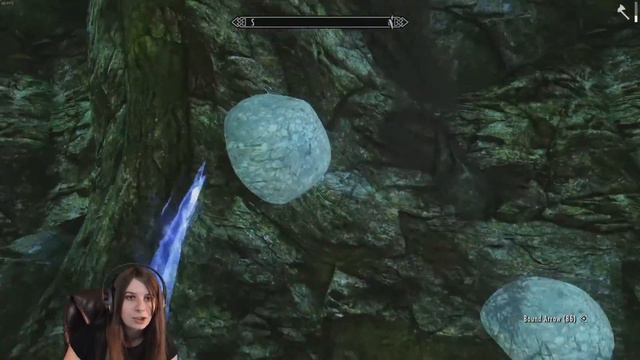 Let's Play Skyrim Blind Ep. 112 - Entering Darkfall Cave For The Dawnguard DLC Touch The Sky Quest!