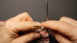 Накидка на табурет спицами подробно