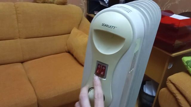 Масляный радиатор Scarlett SC-1164 белый. 1500 W. 7 секций смотреть онлайн