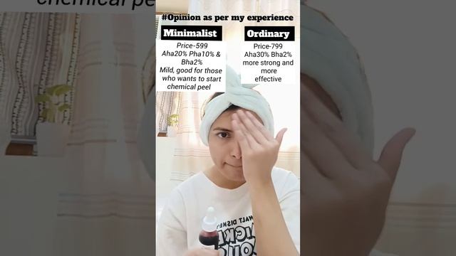 Minimalist Vs Ordinary Which One Is Better?#review #skincare #reels #ordinary #minimalist