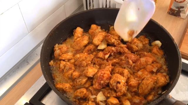 Курочка карри 🍛 в сливочном соусе! Пища богов! смотреть онлайн