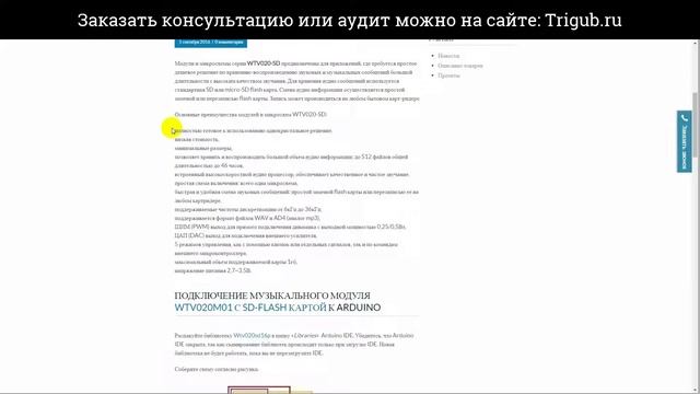 Комплексный аудит сайта. Магазин микропроцессорных плат. Проверка сайта на ошибки с рекомендациями. смотреть онлайн