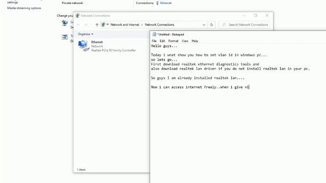 How to set VLAN in Windows PC смотреть онлайн