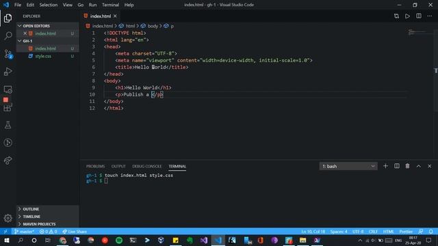 How to publish a website on GitHub? | Using GitHub pages смотреть онлайн