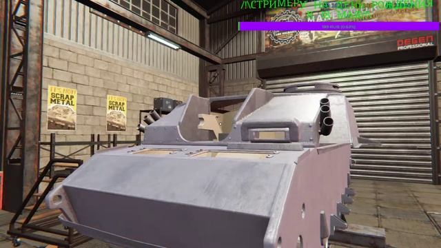 Tank Mechanic Simulator ремонт StuG III G смотреть онлайн