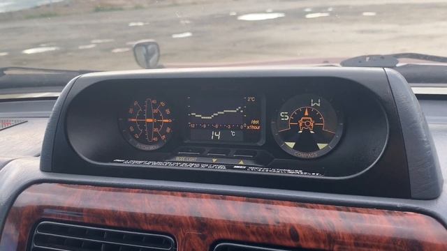 Настройка компаса и кренометра Toyota Land Cruiser Prado 95 смотреть онлайн
