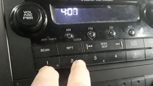 How to Set a Honda CRV Radio Clock Multiple Years смотреть онлайн