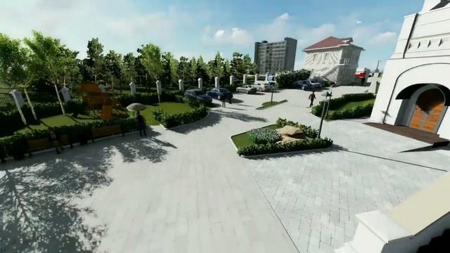 Строим храм. Визуализация проекта храм Успения Пресвятой Богородицы в Матвеевском. смотреть онлайн