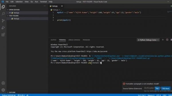 Black Formatting | Python Black Formatter VSCode | Using Black to automatically format Python VSCod