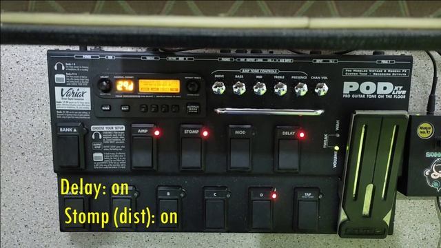 POD XT Live Ambient worship patch смотреть онлайн