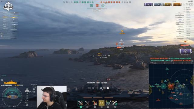 World of Warships - This used to be a badass AA platform and now? смотреть онлайн