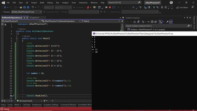 [1.10] | C# tutorial | Increment and Decrement Arithmetic Operators | basic to advance csharp смотреть онлайн