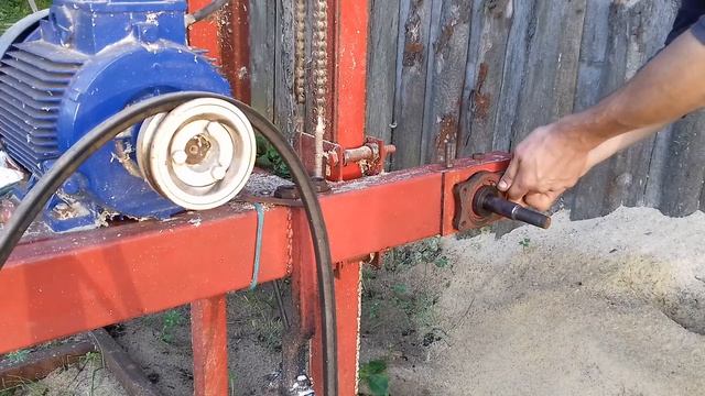 Самодельная ленточная пилорама (обзор) смотреть онлайн