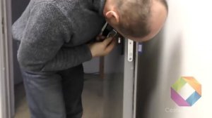 Ручка  антипаника установка