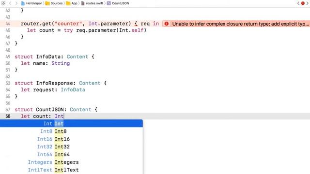 Create Your Own Routes Challenge - Server Side with Vapor 3 using Swift 4 and Xcode 9 смотреть онлайн