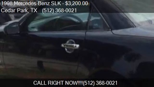 1998 Mercedes-Benz SLK SLK 230 Supercharged 2dr Convertible смотреть онлайн