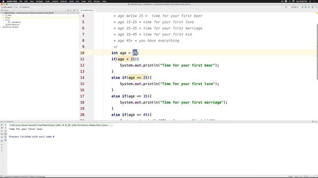 #20 Java If Else Example смотреть онлайн