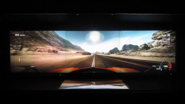 Need for Speed HP played on a custom, three monitor, zero-bezel, mirror box смотреть онлайн