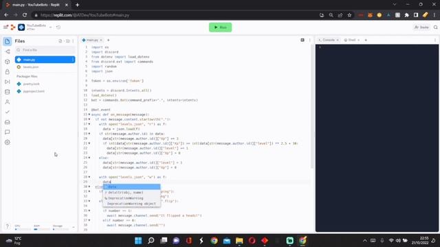 EP2 Levels! Discord.py Discord bot in Python {Discord} {Python} смотреть онлайн